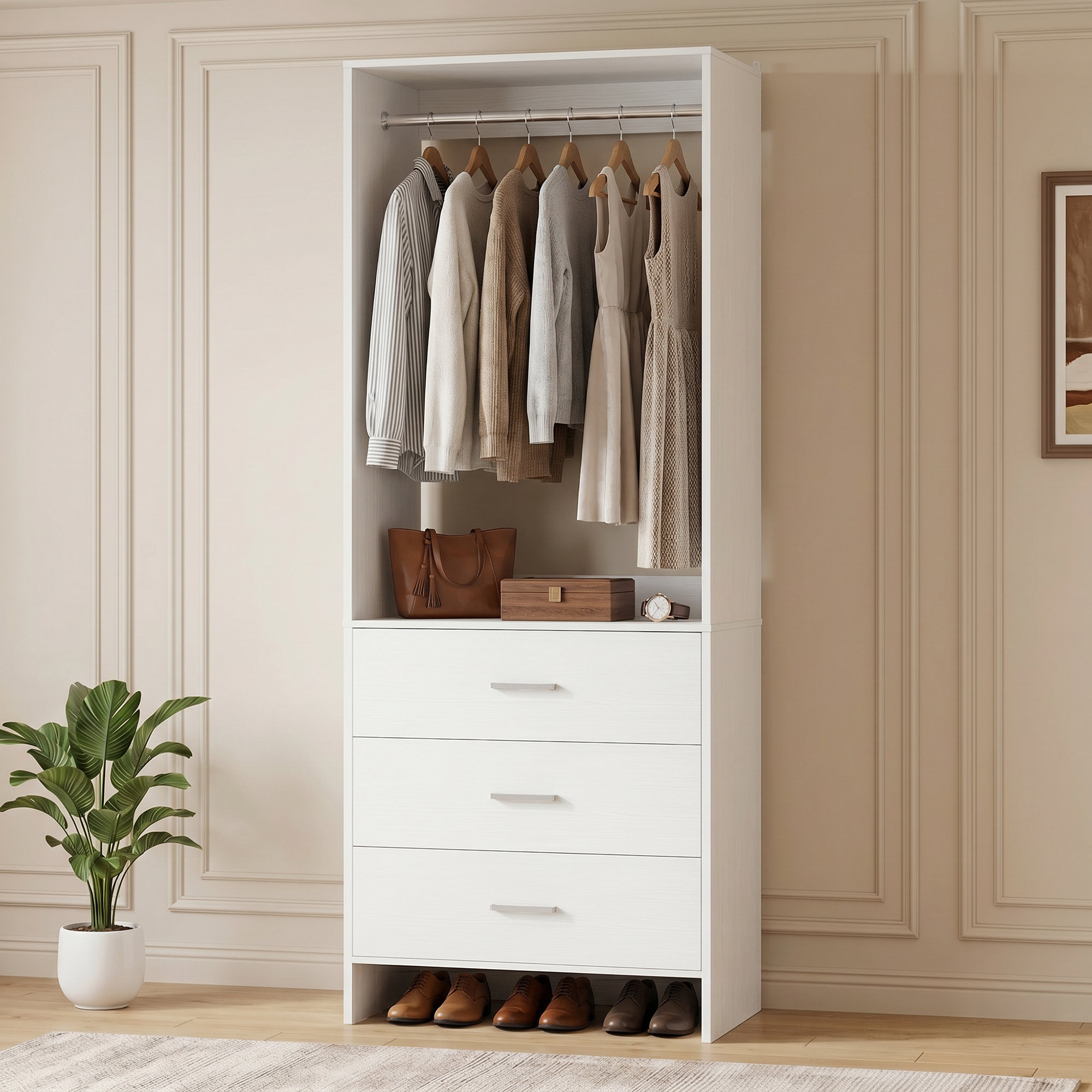Latitude Run® Meyla 24'' W Freestanding Closet System & Reviews